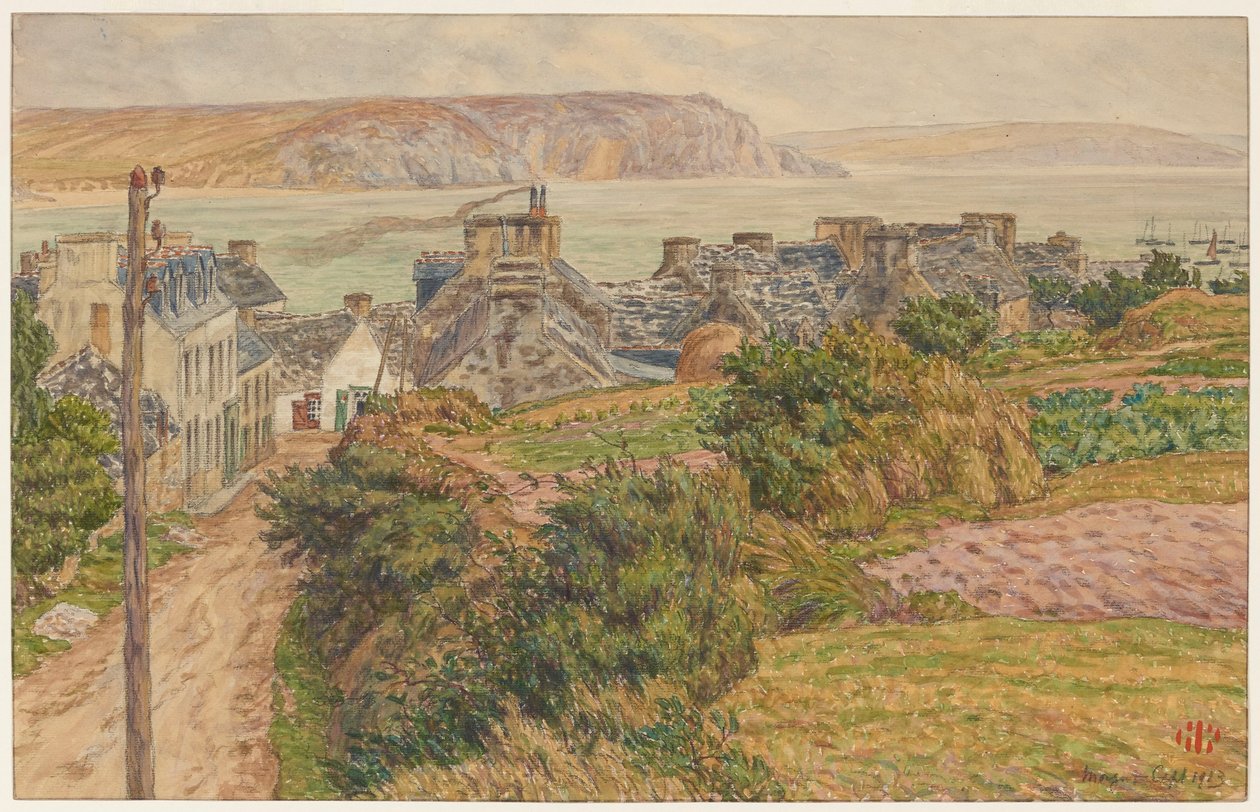 Morgat falu és öböl alkotó: Henri Rivière