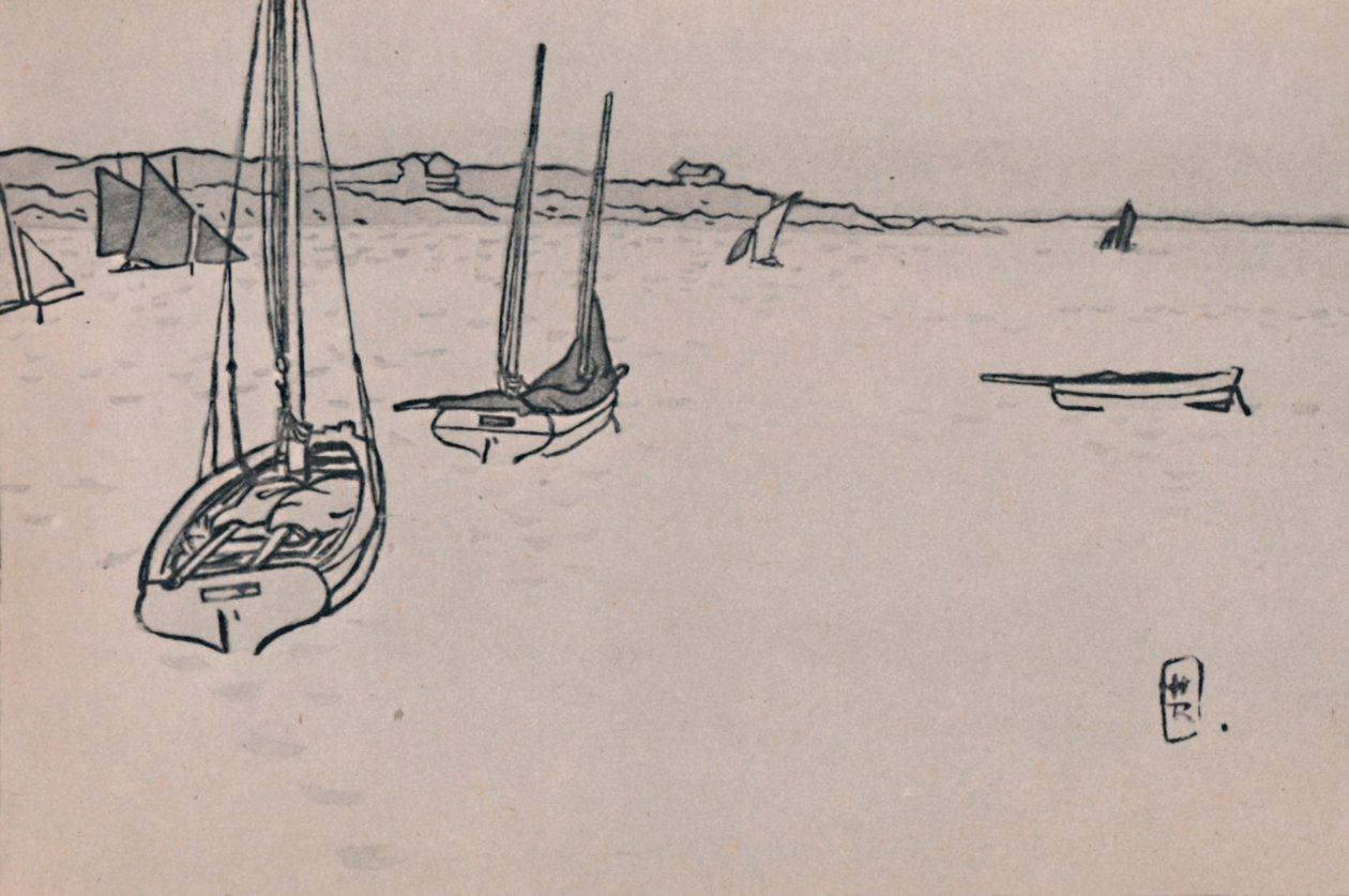 Breton táj, 1900-as évek, 1946 alkotó: Henri Rivière