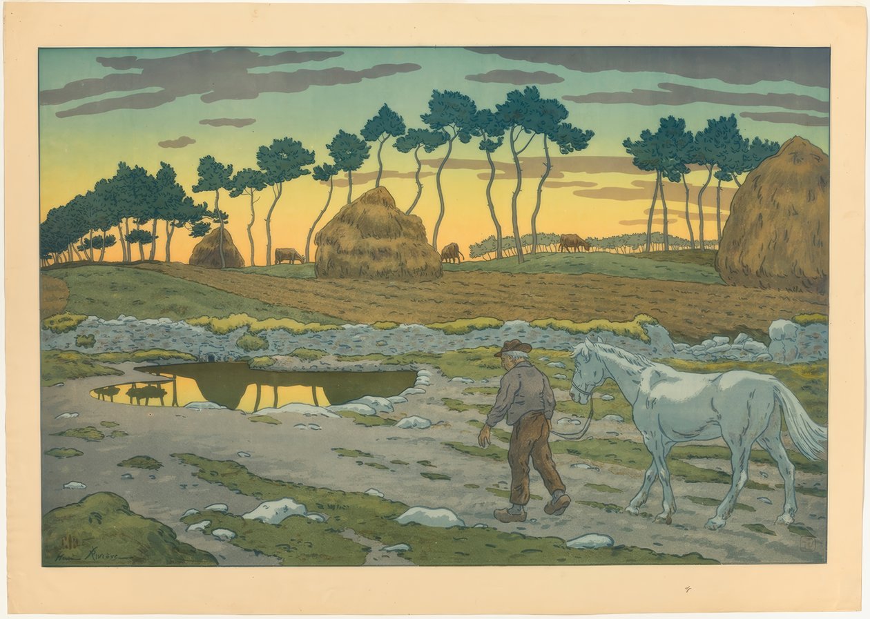 szürkület alkotó: Henri Rivière