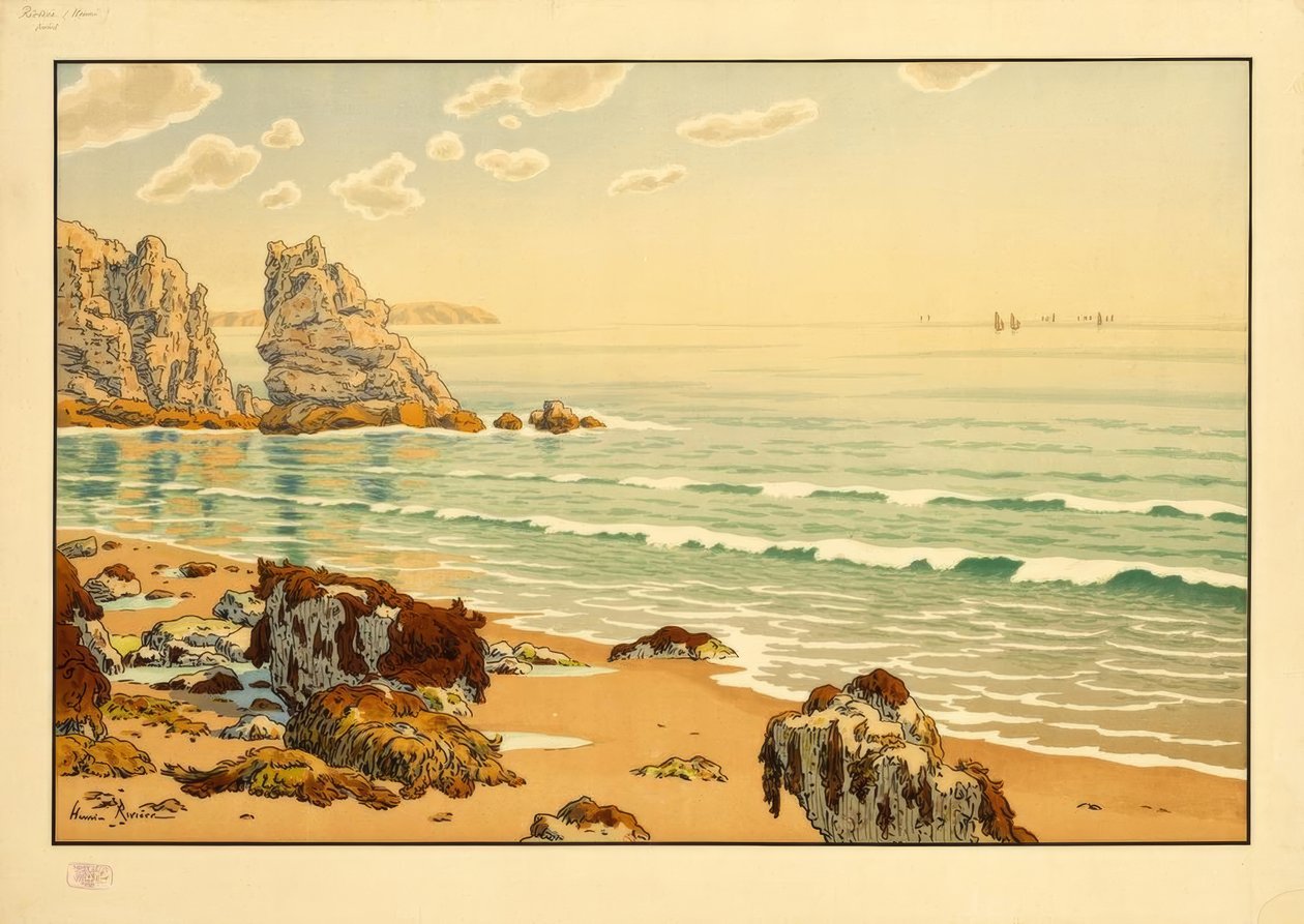 A strand alkotó: Henri Rivière