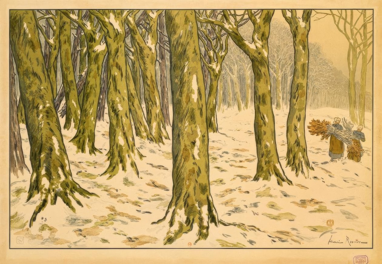 Faipari. Téli alkotó: Henri Rivière
