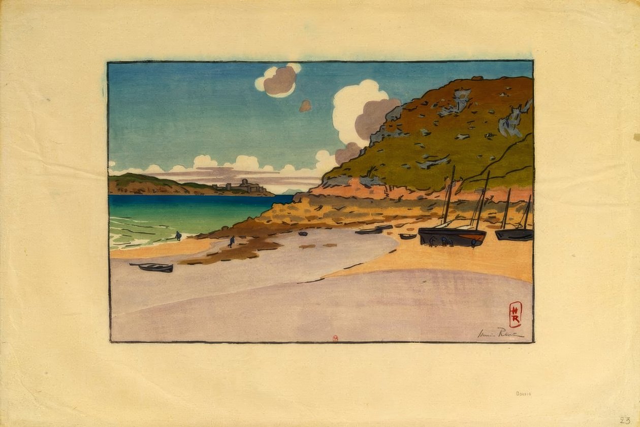 A Châtelier és a Fort La Latte (Saint-Cast) alkotó: Henri Rivière