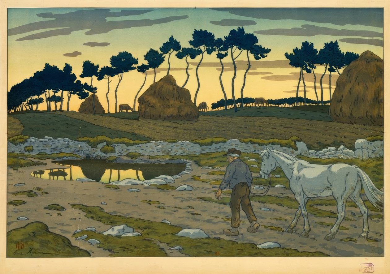 Szürkület alkotó: Henri Rivière