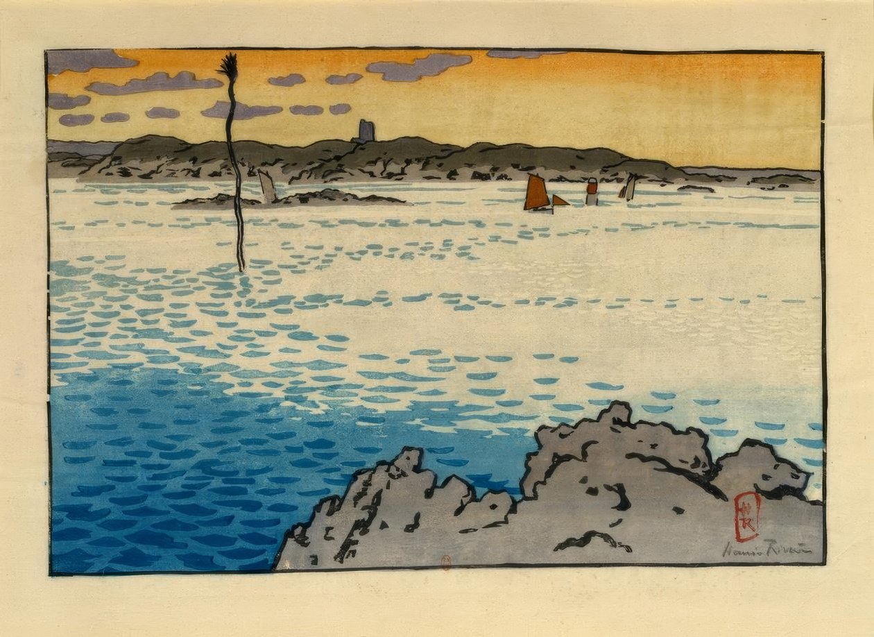 Les Ebihiens (Saint-Briac) alkotó: Henri Rivière