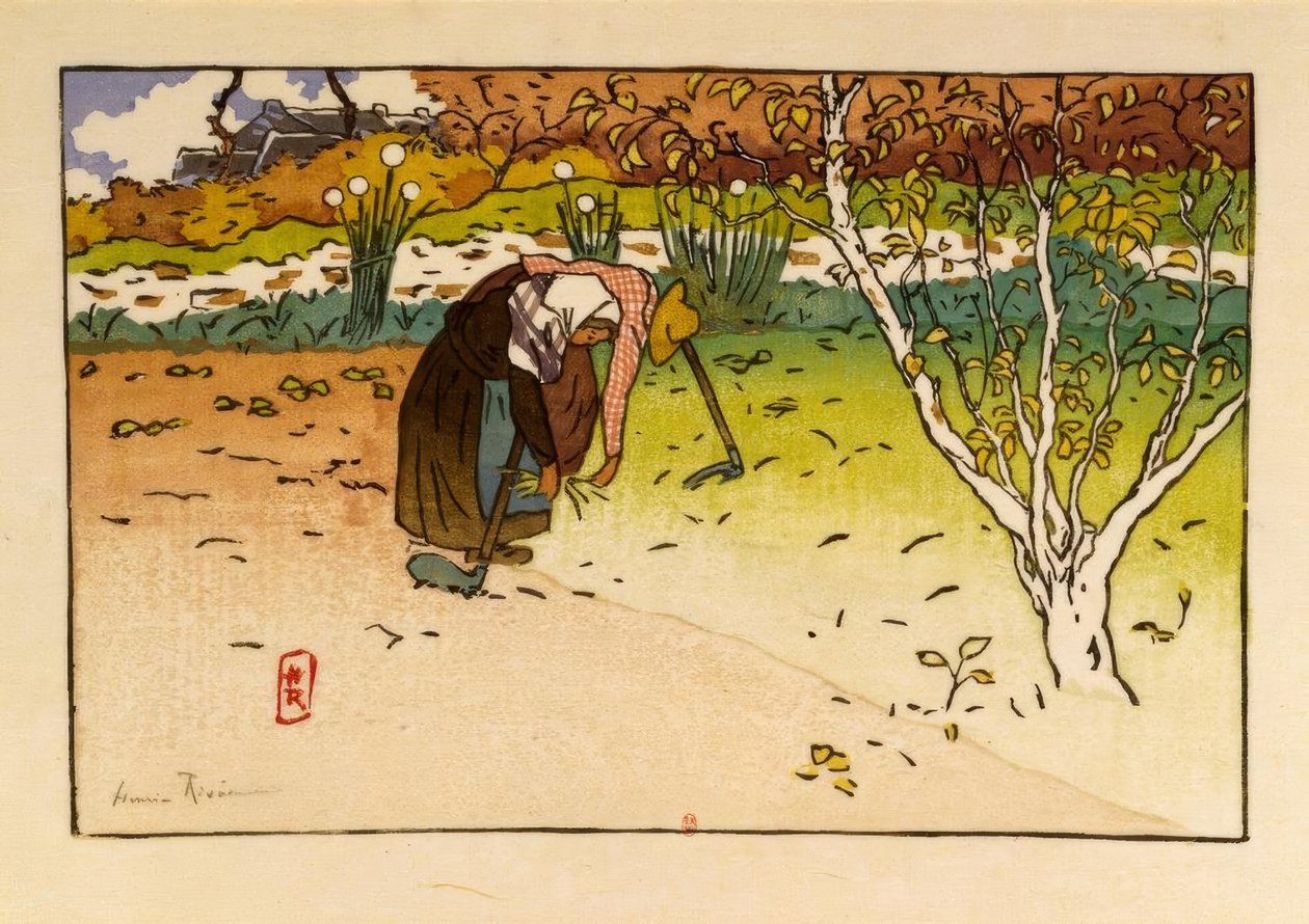 Zöldségeskert Ville-Hue-ban (Saint-Briac) alkotó: Henri Rivière