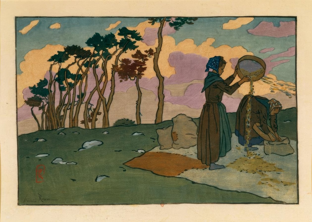 Nyertesek (Loguivy) alkotó: Henri Rivière