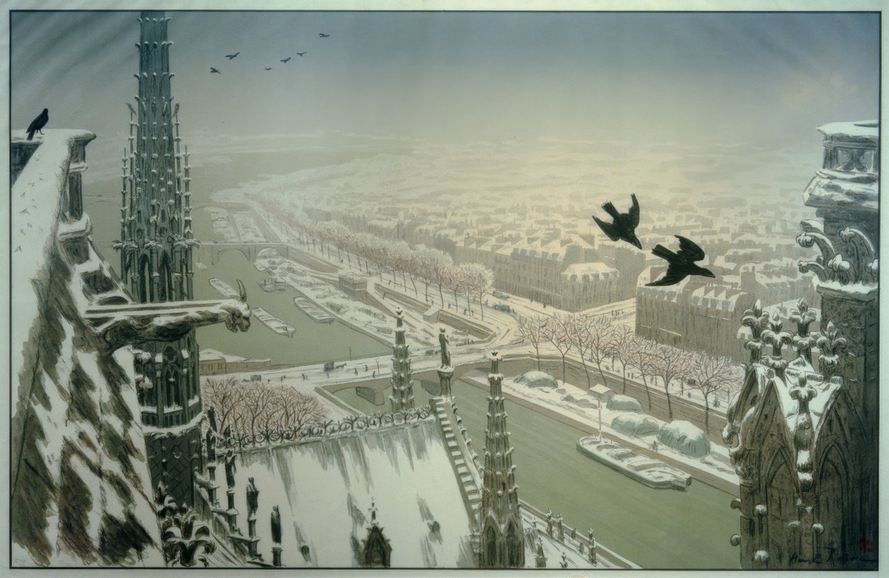 A Notre-Dame tornyaiból alkotó: Henri Rivière