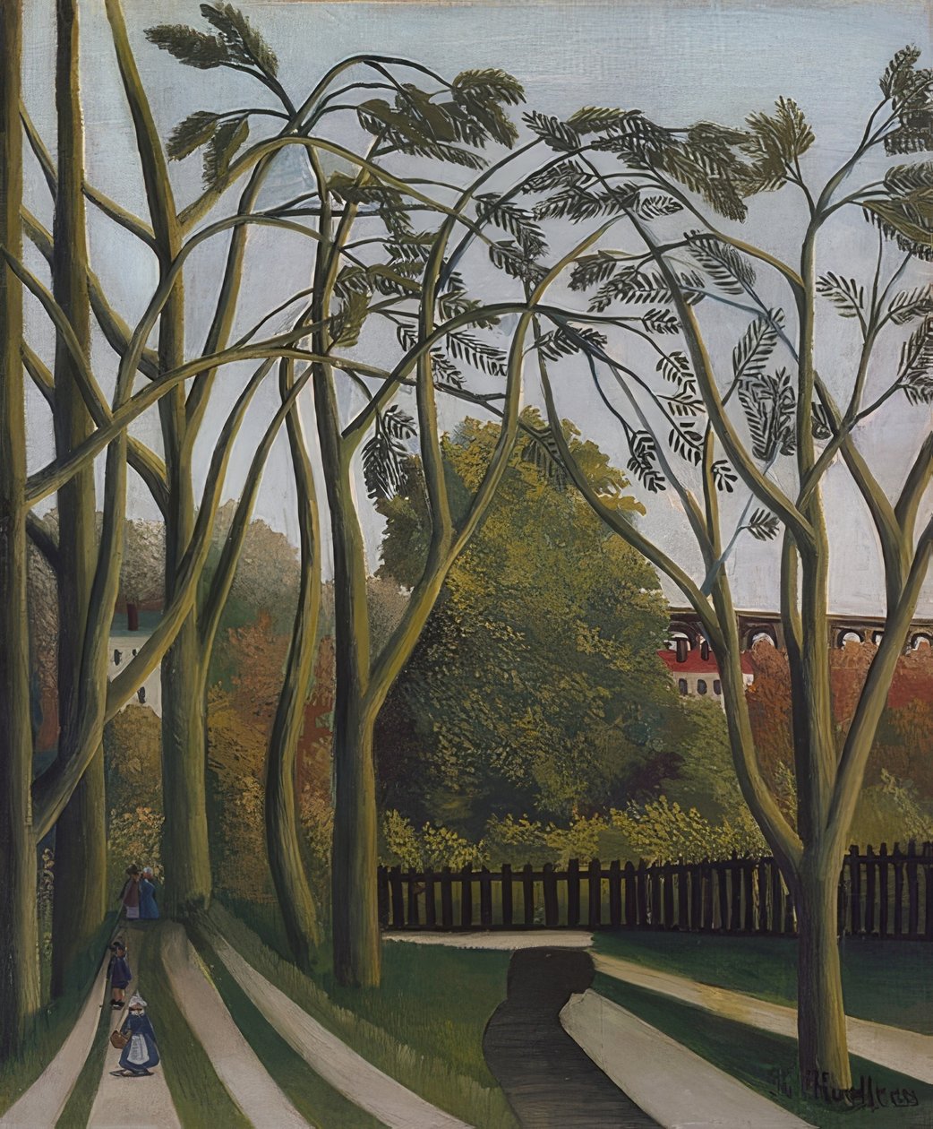 A Bièvre partján, Bicêtre közelében. 1908-09 körül alkotó: Henri Rousseau