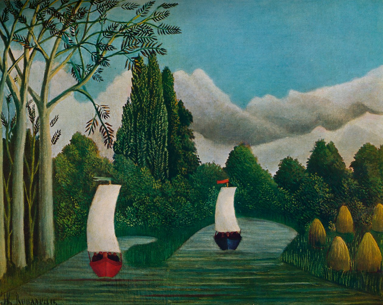 Banks of the Oise, 1905 alkotó: Henri Rousseau