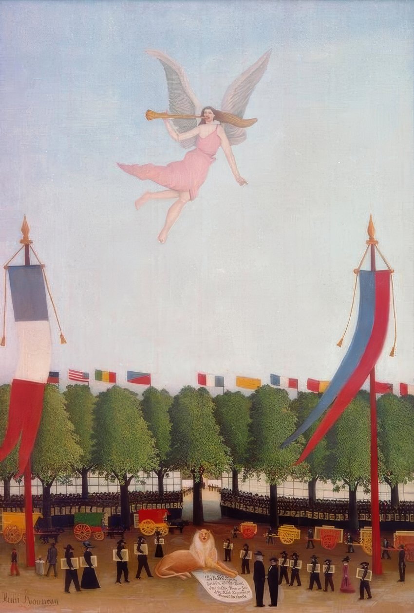 A La Liberté művészeket hív a 22. független művészek kiállítására alkotó: Henri Rousseau