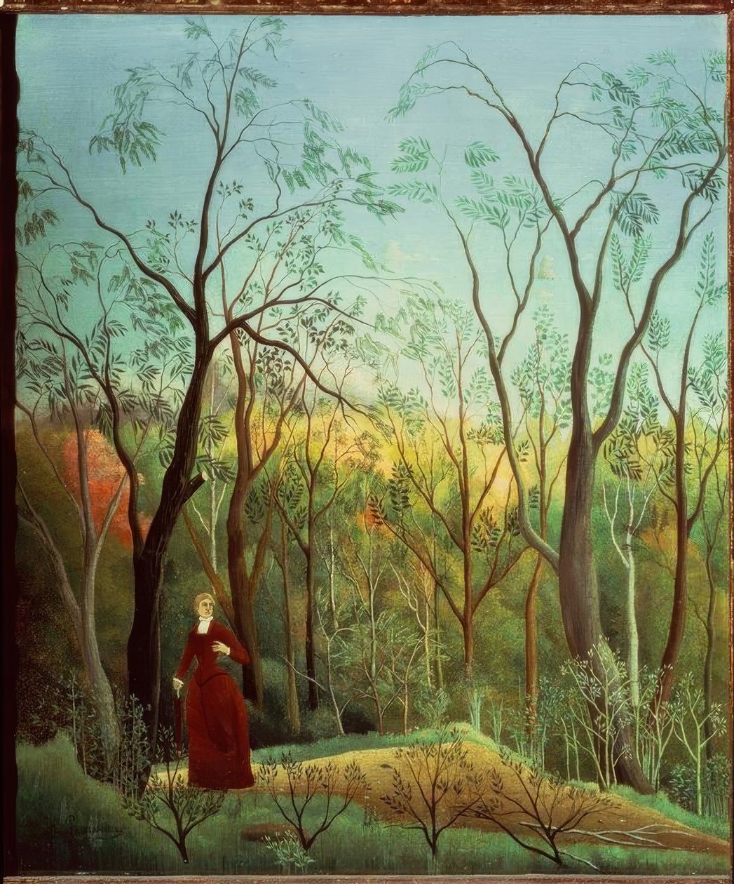 Séta az erdőben alkotó: Henri Rousseau