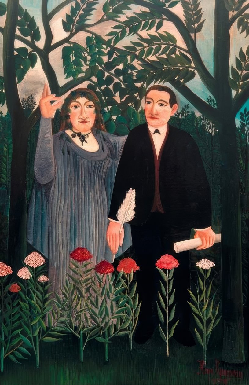 A költőt inspiráló múzsa alkotó: Henri Rousseau
