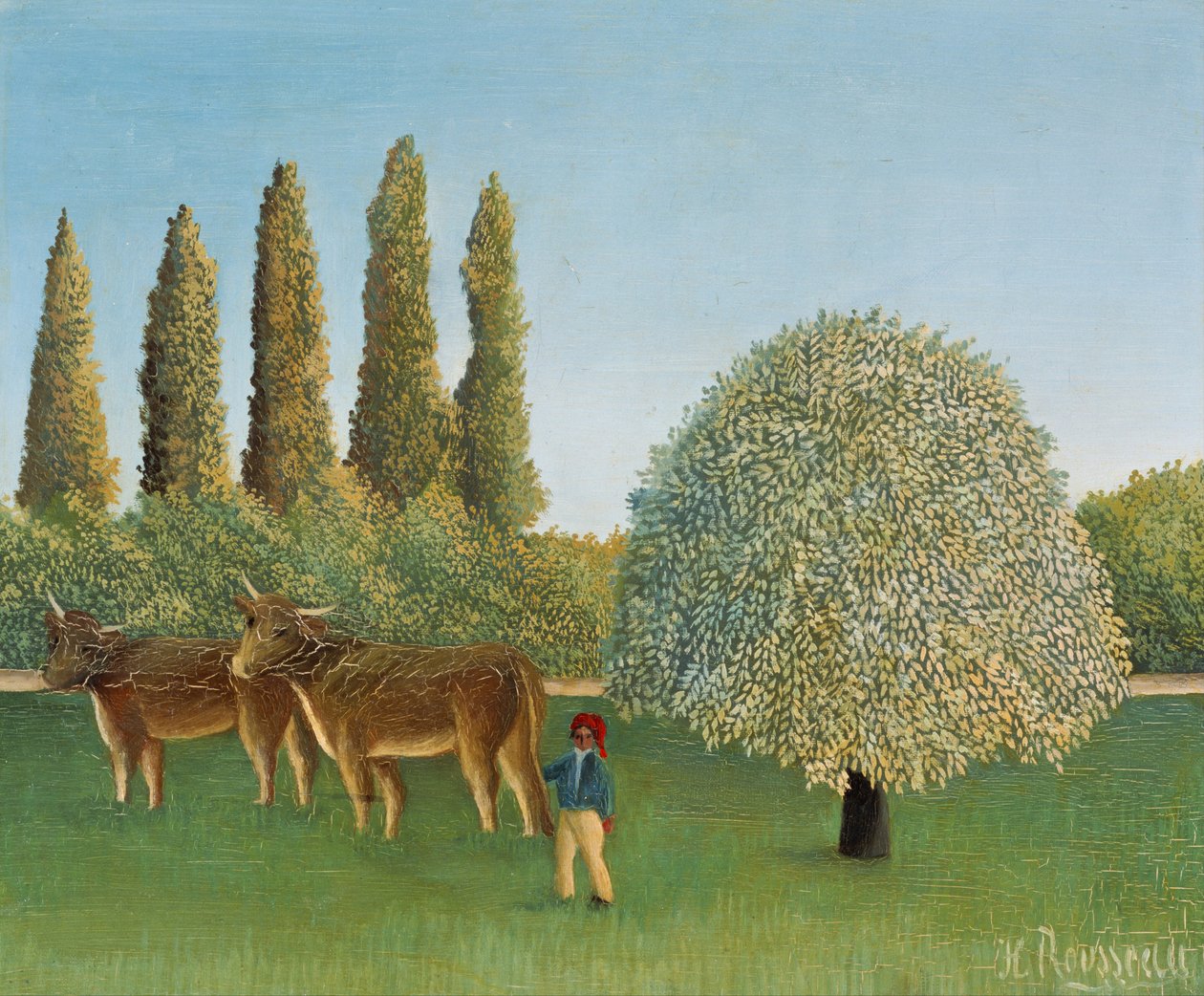 Meadowland A legelő alkotó: Henri Rousseau
