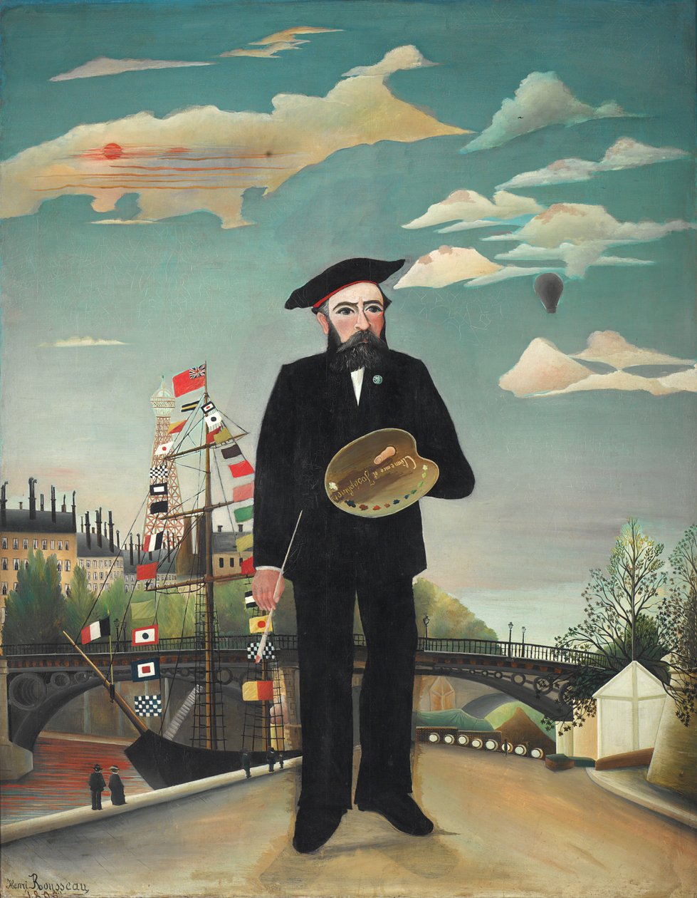 Én magam: Portré - Tájkép alkotó: Henri Rousseau