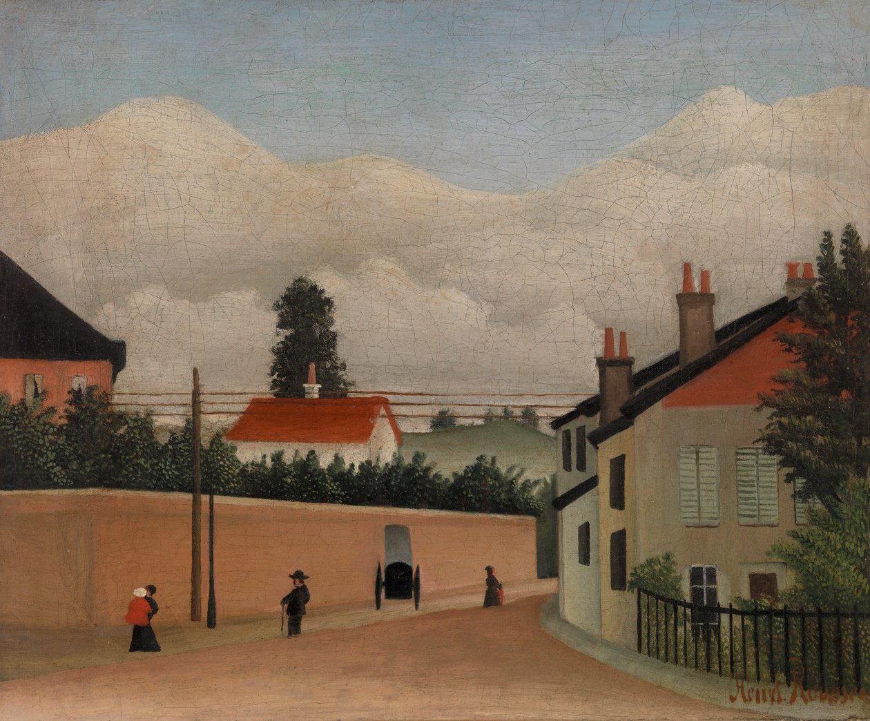 Párizs külvárosa (Environs de Paris) alkotó: Henri Rousseau