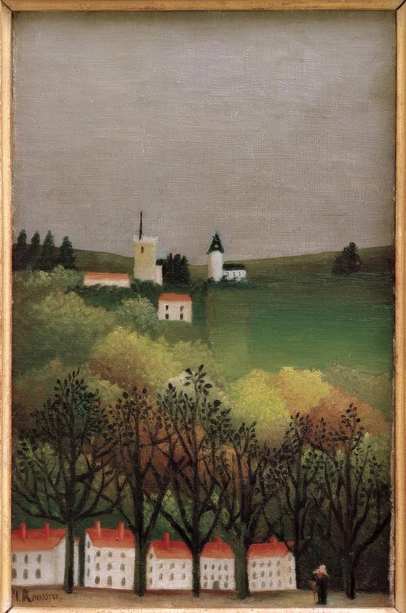 Vidéki táj alkotó: Henri Rousseau