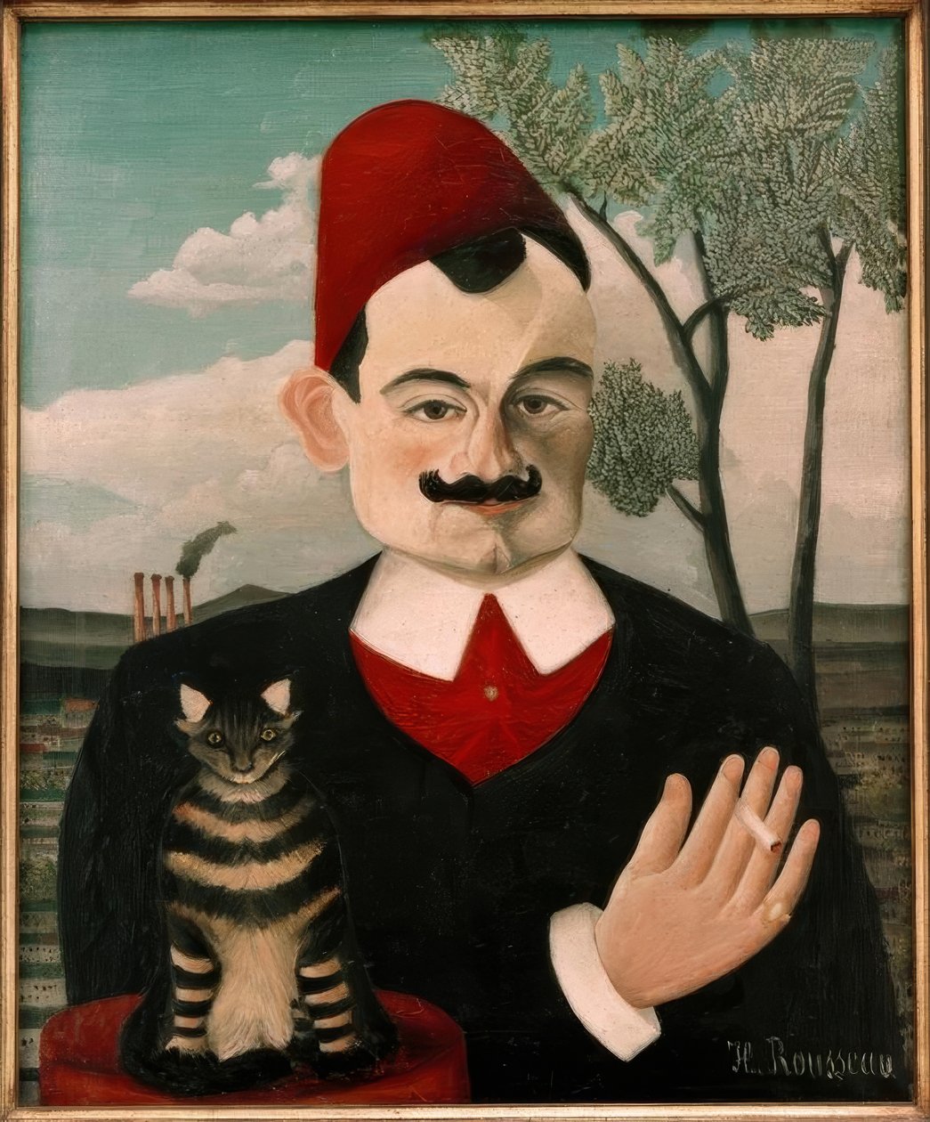 Monsieur X portréja (Pierre Loti) alkotó: Henri Rousseau
