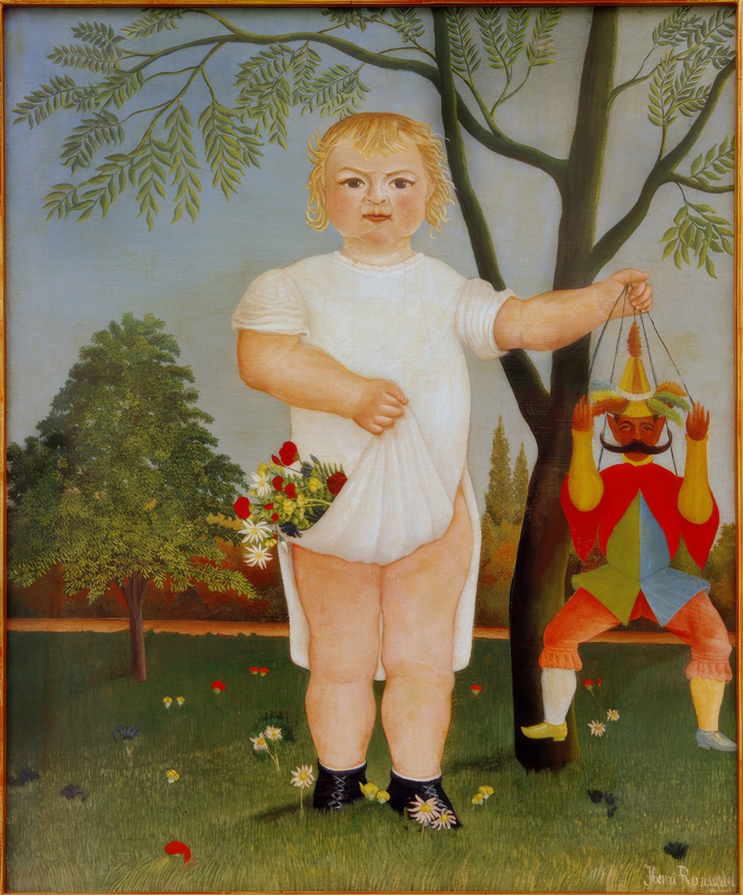 A babát ünnepelni alkotó: Henri Rousseau
