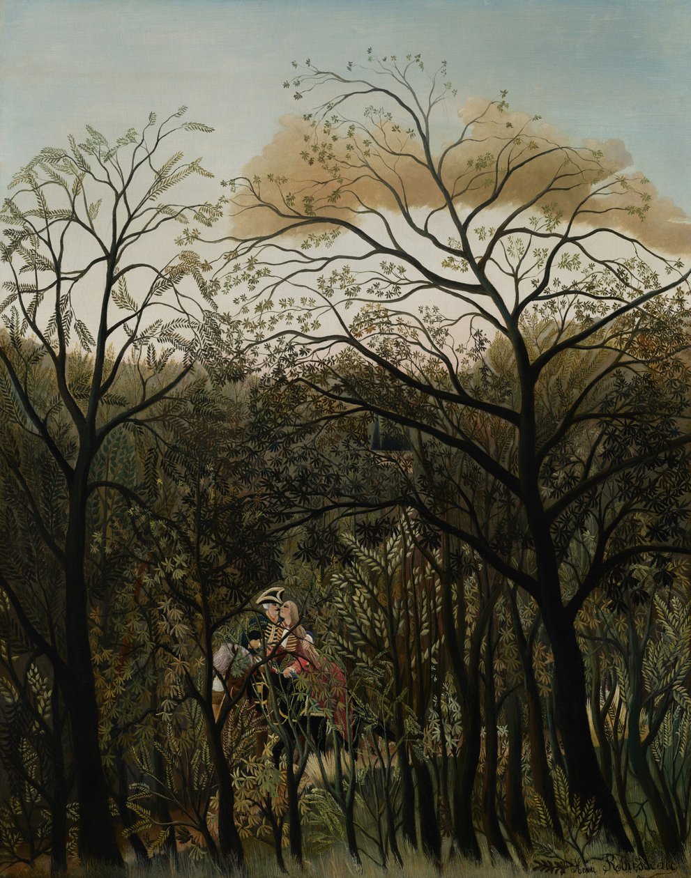 Találka az erdőben alkotó: Henri Rousseau