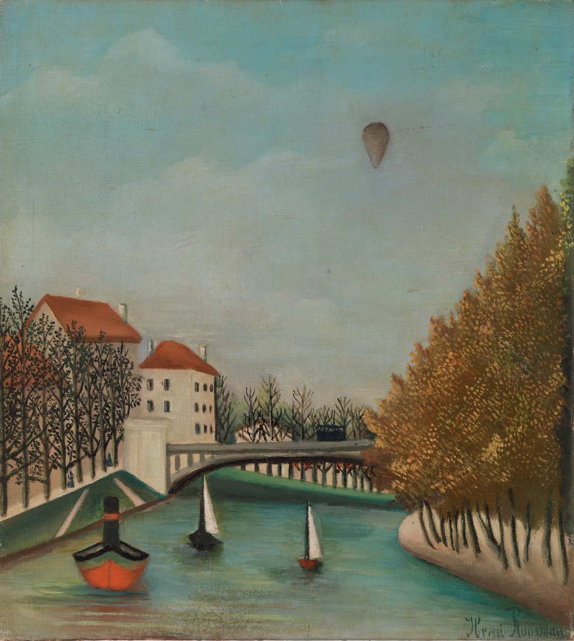 Tanulmány a Pont de Sèvres kilátásához alkotó: Henri Rousseau