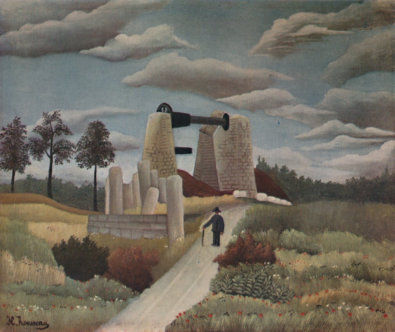 A kőbánya, 1923 alkotó: Henri Rousseau