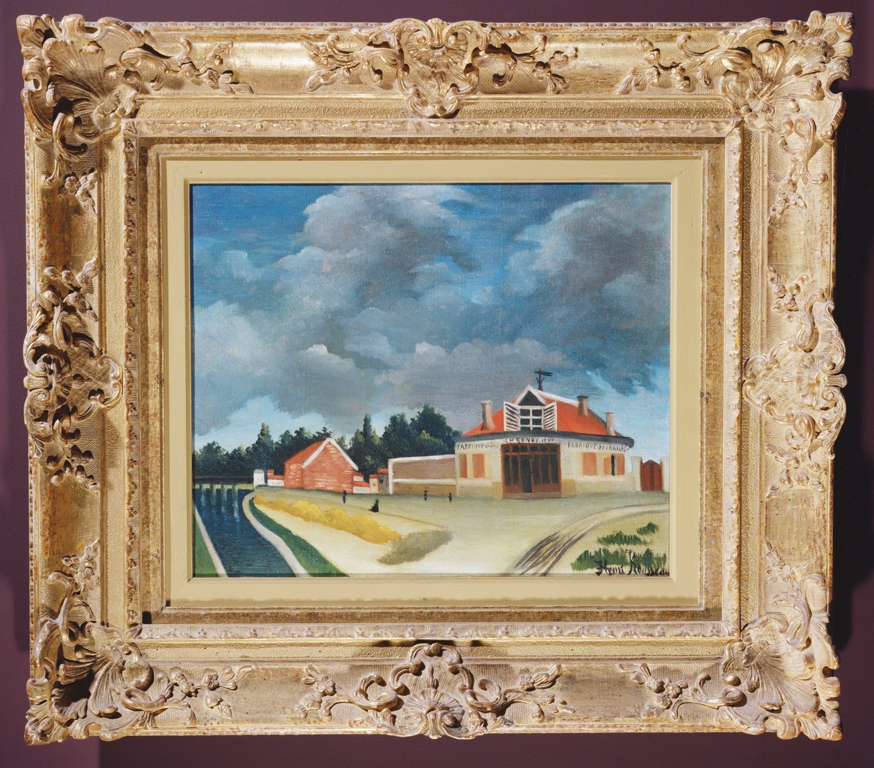A székgyár Alfortville-ben, 1897 körül alkotó: Henri Rousseau