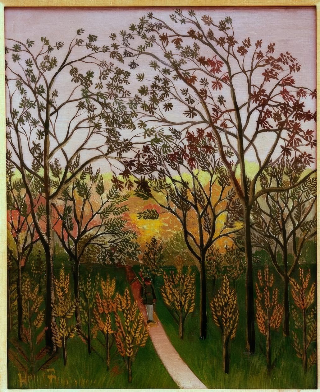 A Bellevue fennsík egyik sarka alkotó: Henri Rousseau