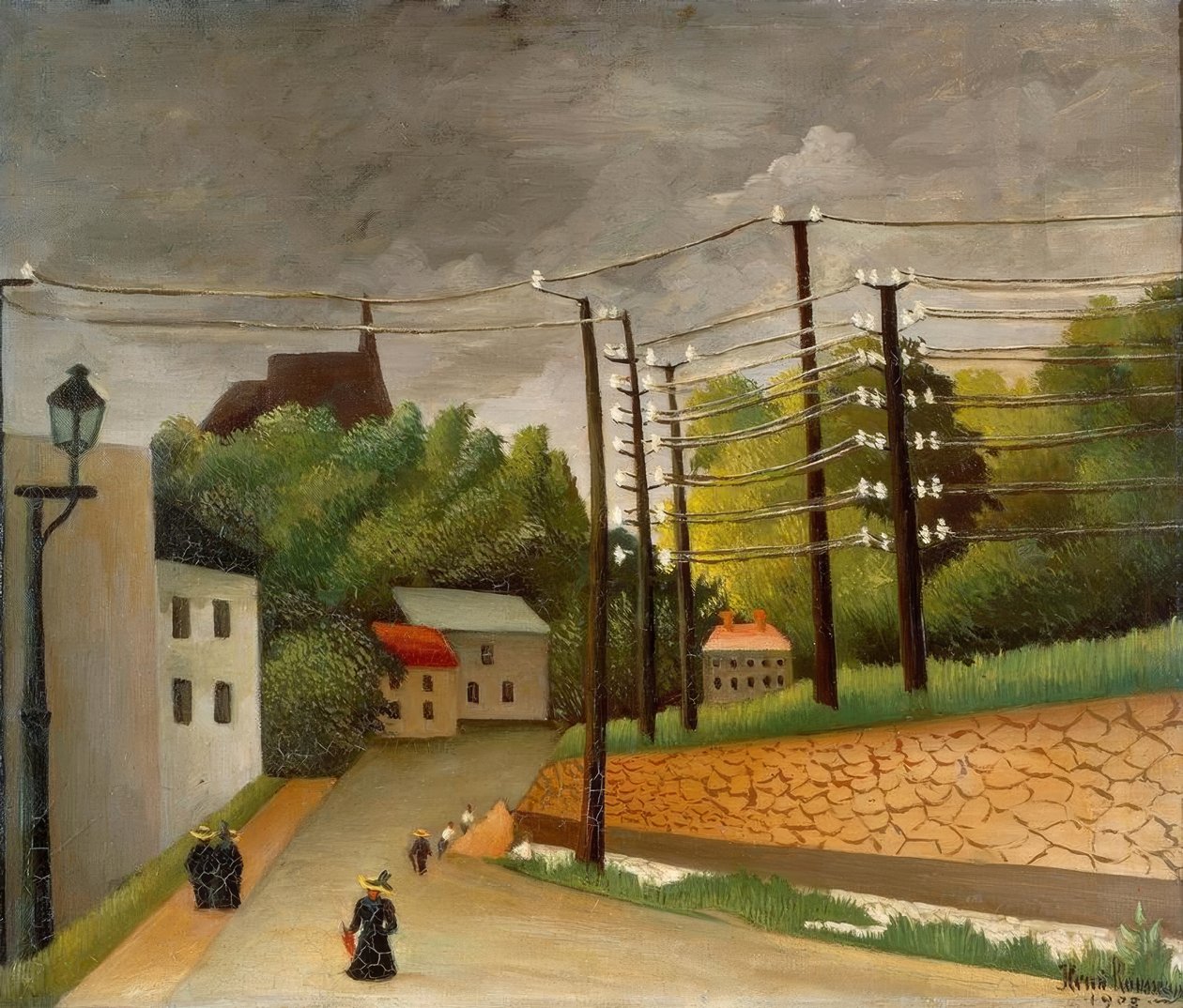 Malakoff kilátása alkotó: Henri Rousseau