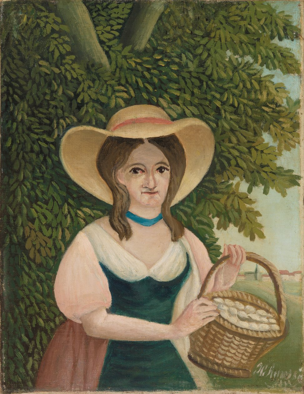 Nő tojáskosárral (La Femme au panier d