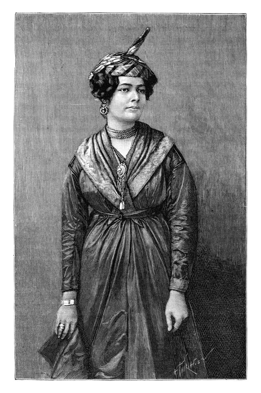 Martinique-i kreol nő, 1890 alkotó: Henri Thiriat