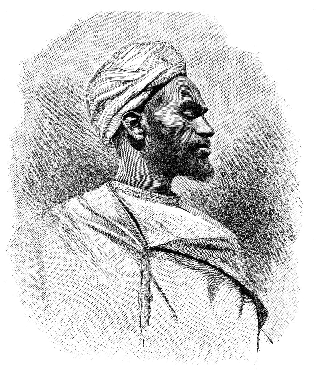 Egy arab tevehajtó, Észak-Afrika, 1895. alkotó: Henri Thiriat