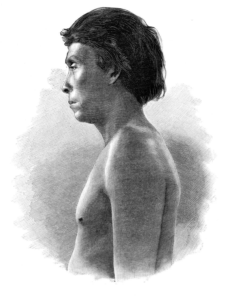 Guatsu indián, Közép-Amerika, 1890 alkotó: Henri Thiriat