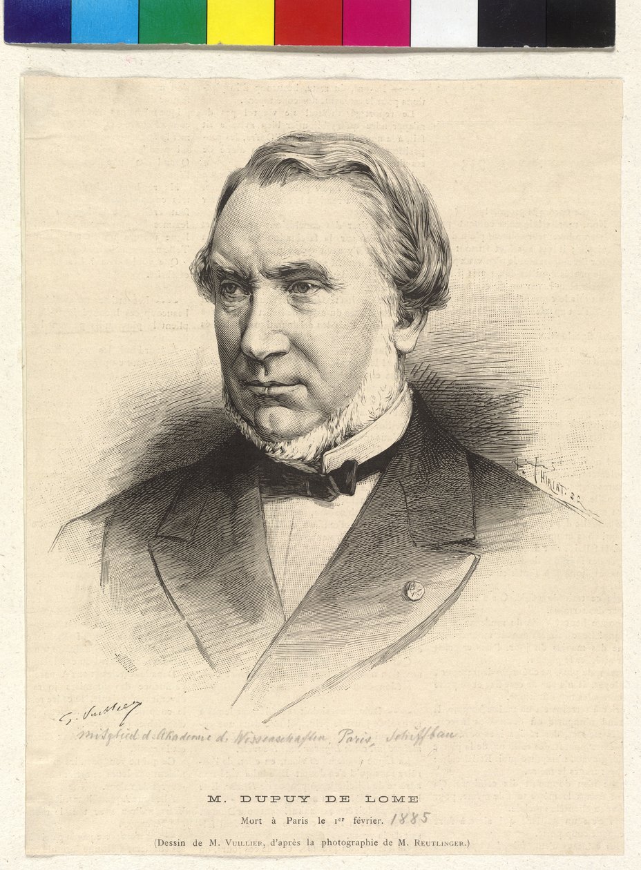 Stanislas-Charles-Henri-Henri-Laurenz Dupuy de Lome alkotó: Henri Thiriat
