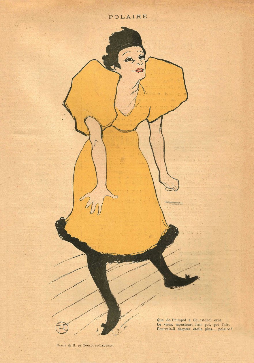 Polar, c. 1895. alkotó: Henri Toulouse Lautrec de