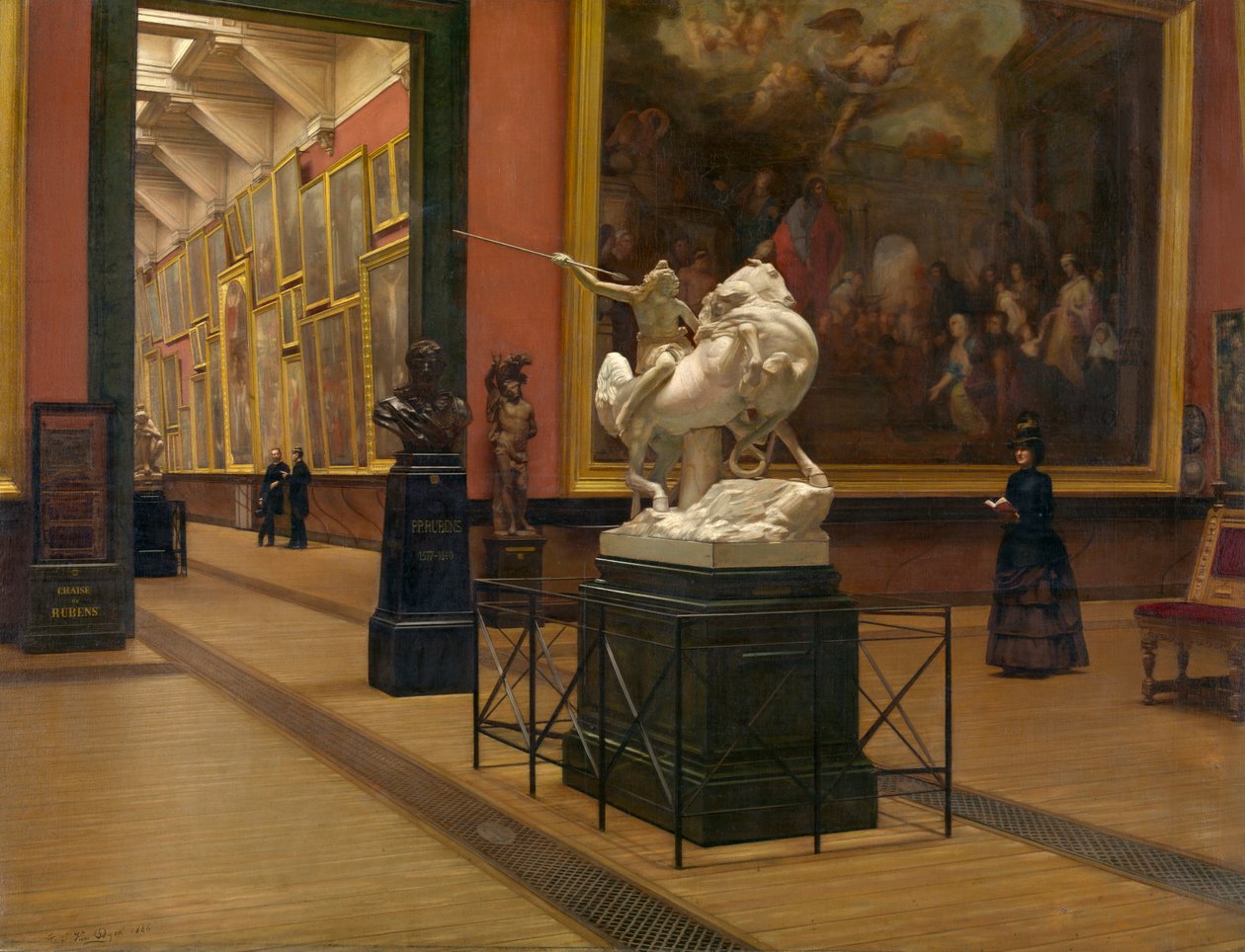 A régi múzeum belseje alkotó: Henri Van Dyck
