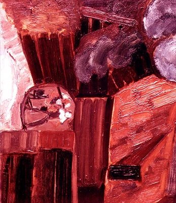 Holland parasztház figurákkal Zeelandon, 1915 körül alkotó: Henri Victor Gabriel Le Fauconnier
