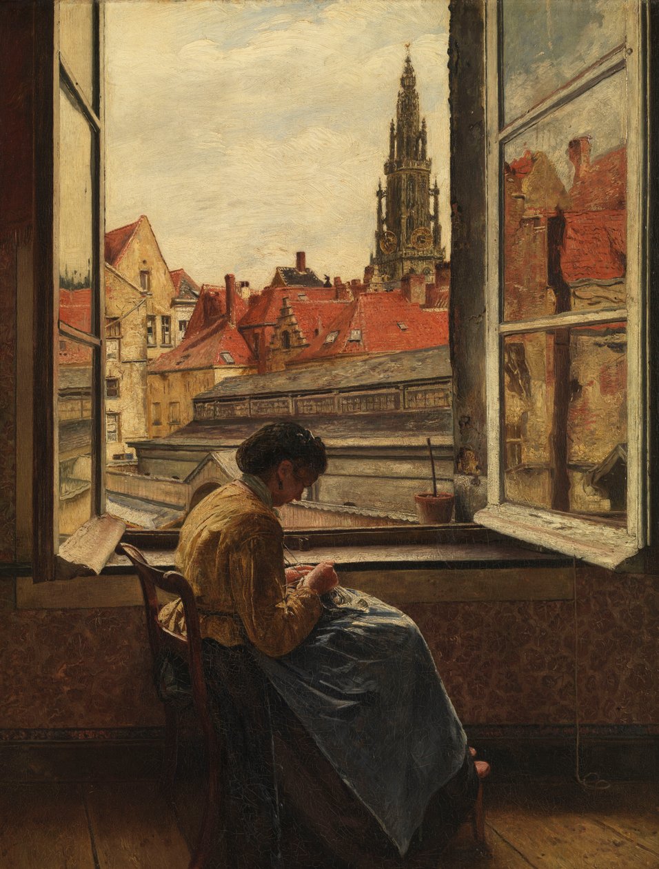 Antwerpen katedrálisa alkotó: Henri de Braekeleer