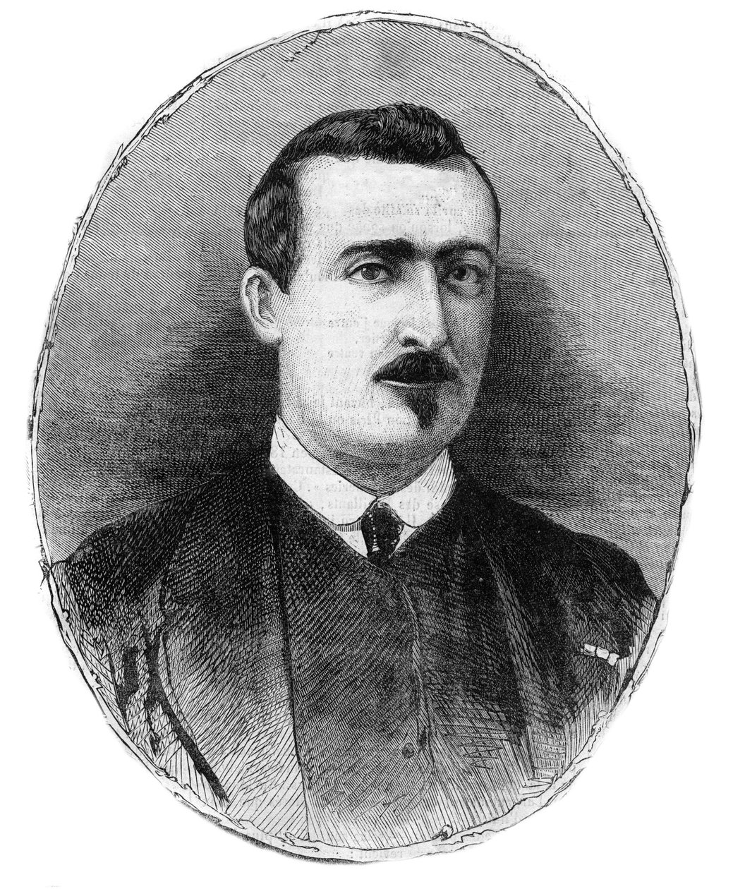 Antoine Alphonse Chassepot (1833-1905), páncélos és az azonos nevű puska alkotója portréja – Henry de Montaut rajza alkotó: Henri de Montaut