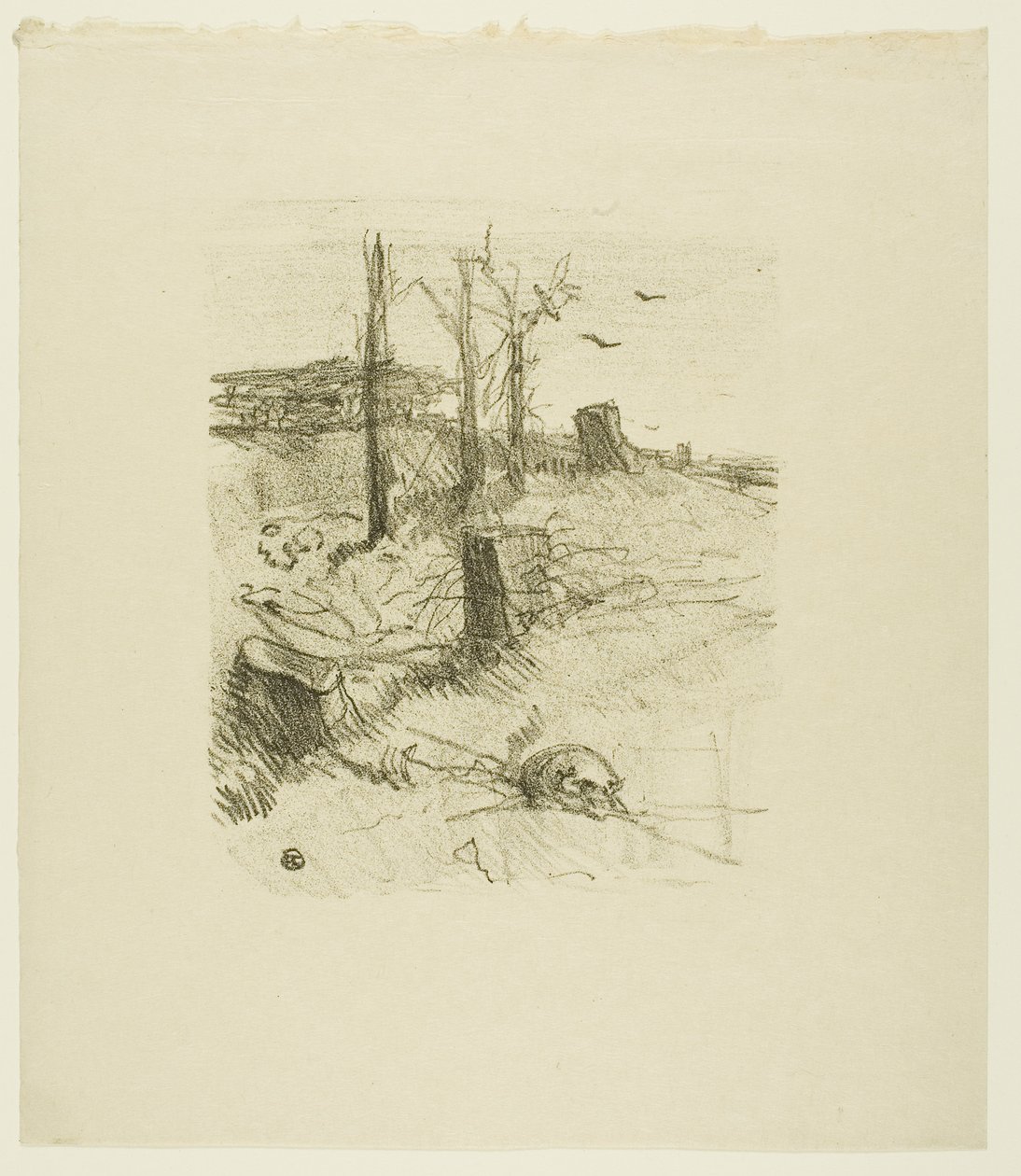 Egy temető Galíciában, Au Pied du Sinaïból alkotó: Henri de Toulouse-Lautrec