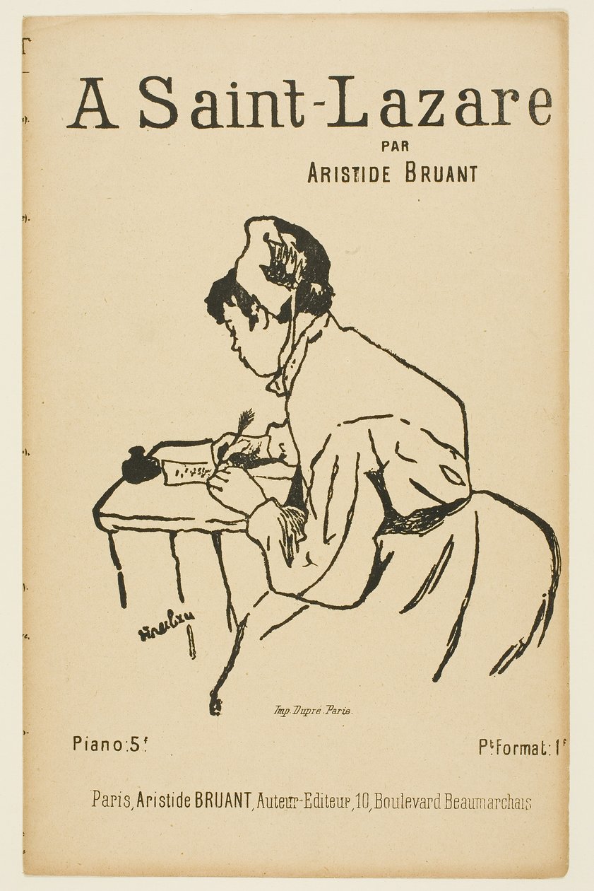 Szent Lázárban alkotó: Henri de Toulouse-Lautrec