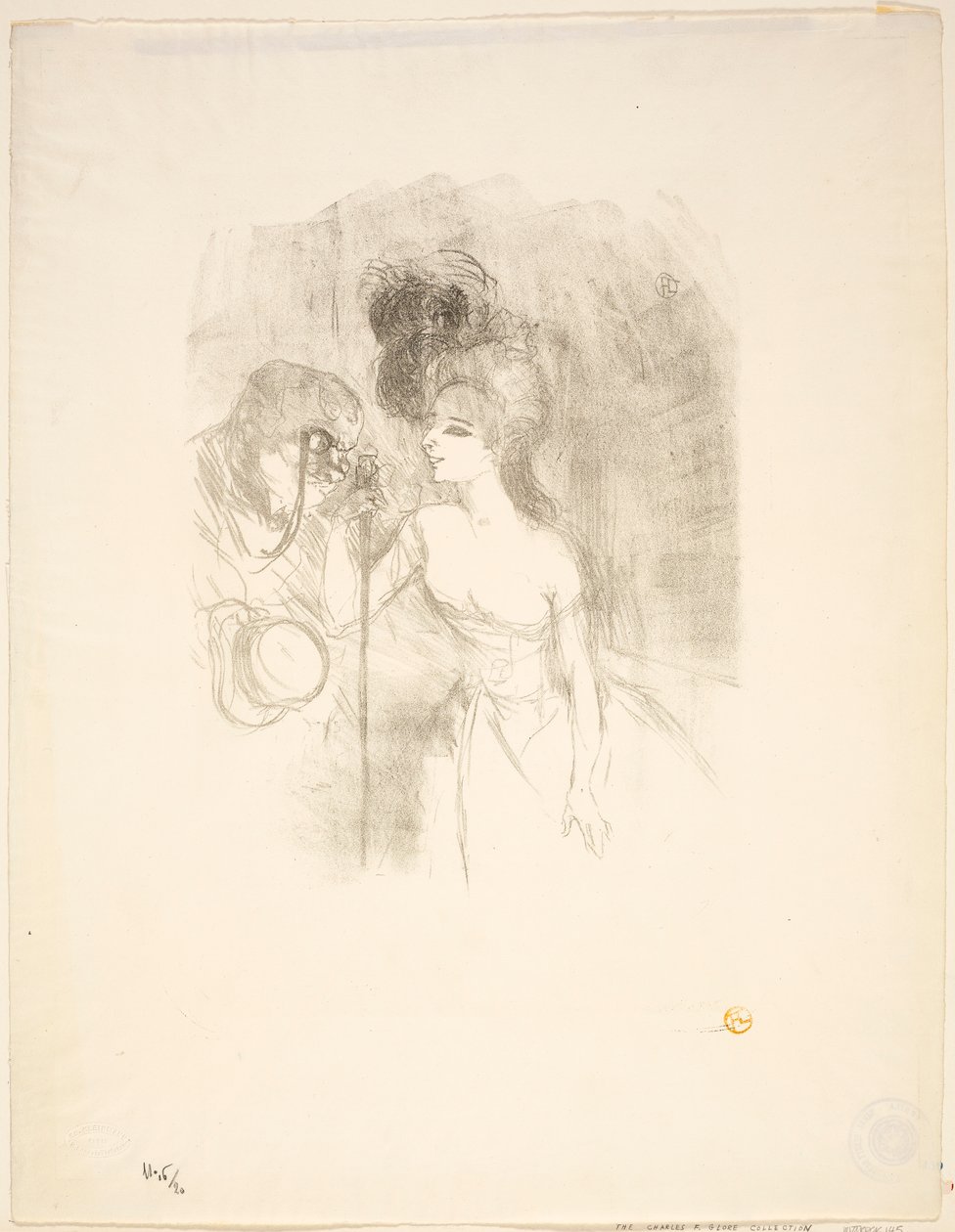 Anna Held és Baldy alkotó: Henri de Toulouse-Lautrec