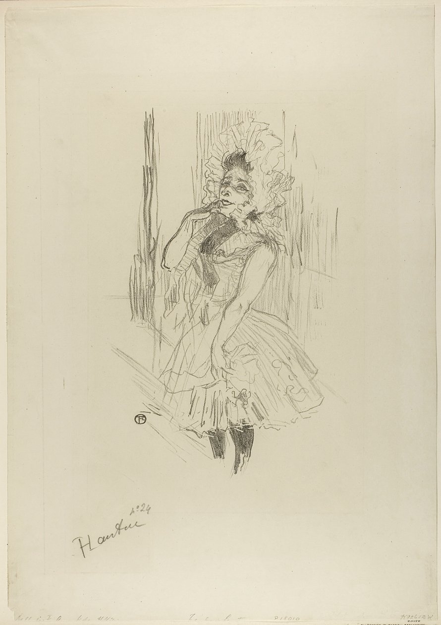 Anna Held, a Minden hölgyek a színházban című filmben alkotó: Henri de Toulouse-Lautrec
