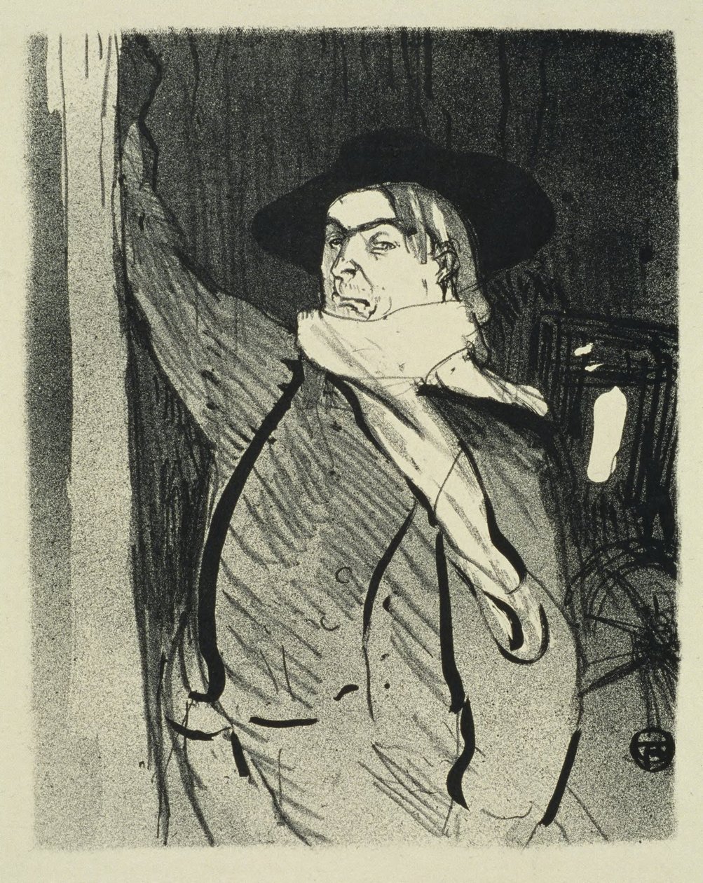 Aristide Bruant alkotó: Henri de Toulouse-Lautrec