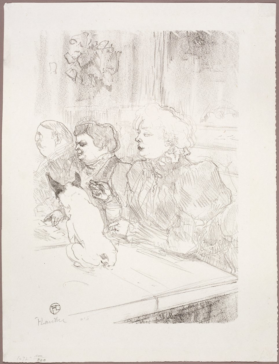 A La Sourisban, Madame Palmyre alkotó: Henri de Toulouse-Lautrec
