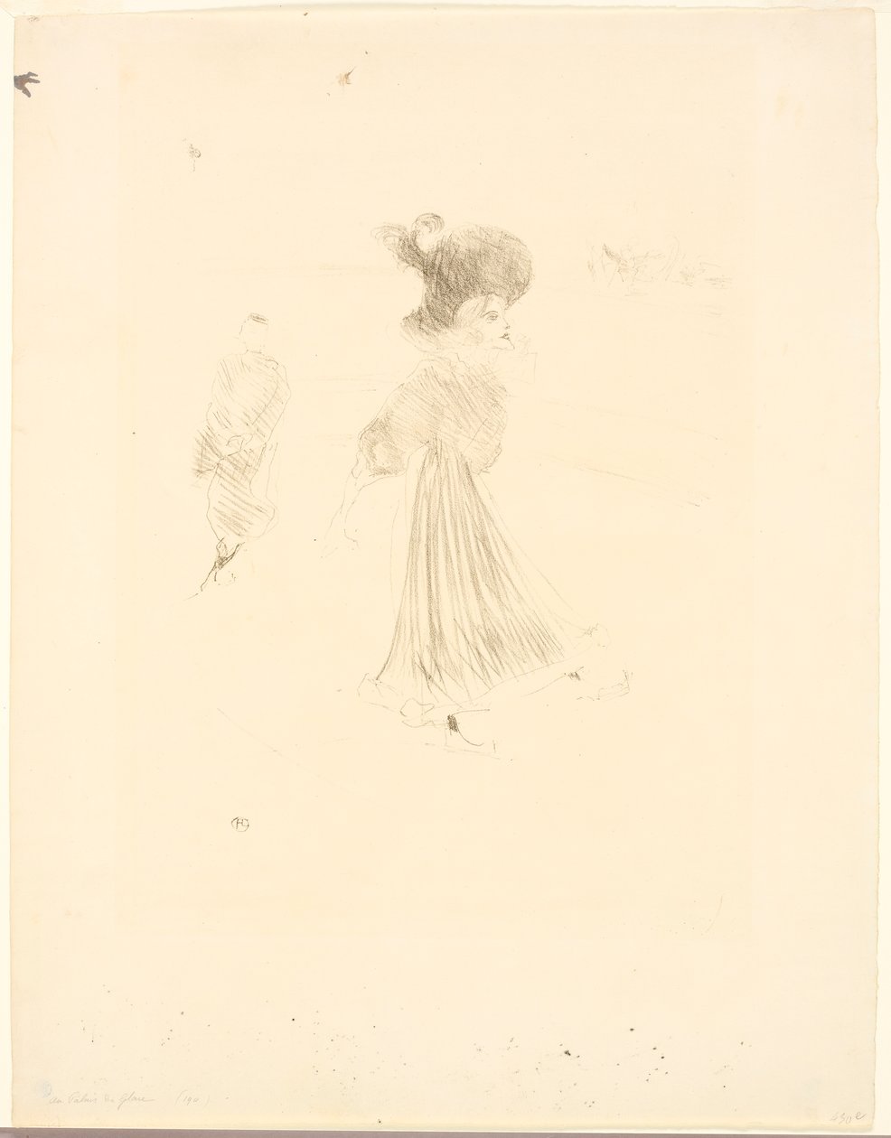 A Jégpalotában alkotó: Henri de Toulouse-Lautrec