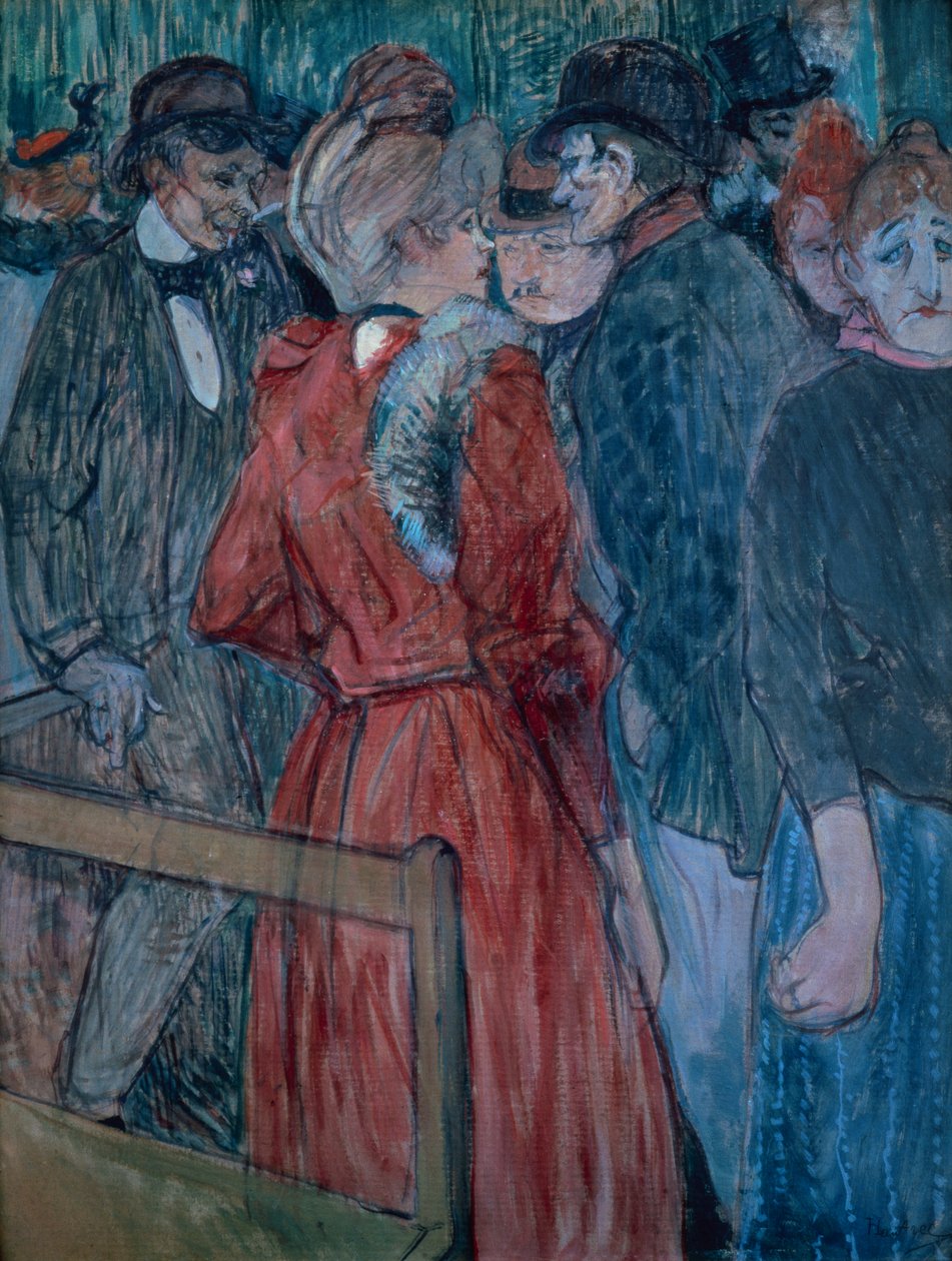 A Moulin de la Galette-ben alkotó: Henri de Toulouse Lautrec