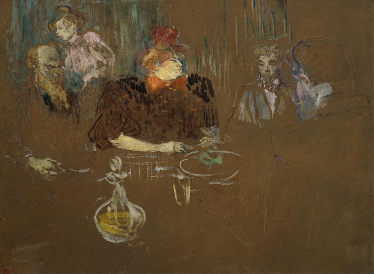 Monsieur és Madame Natanson asztalánál alkotó: Henri de Toulouse-Lautrec