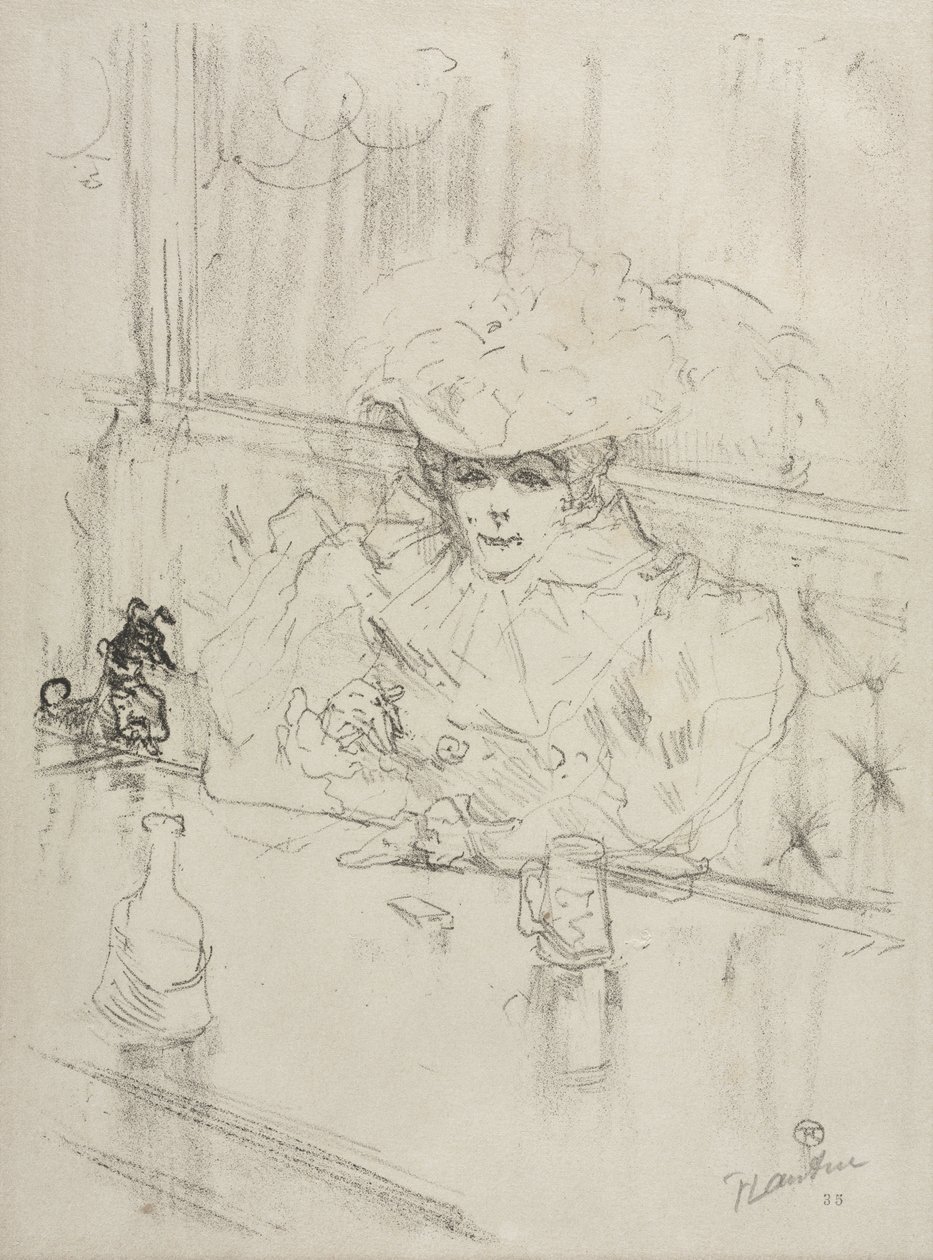 cockchafernél alkotó: Henri de Toulouse-Lautrec