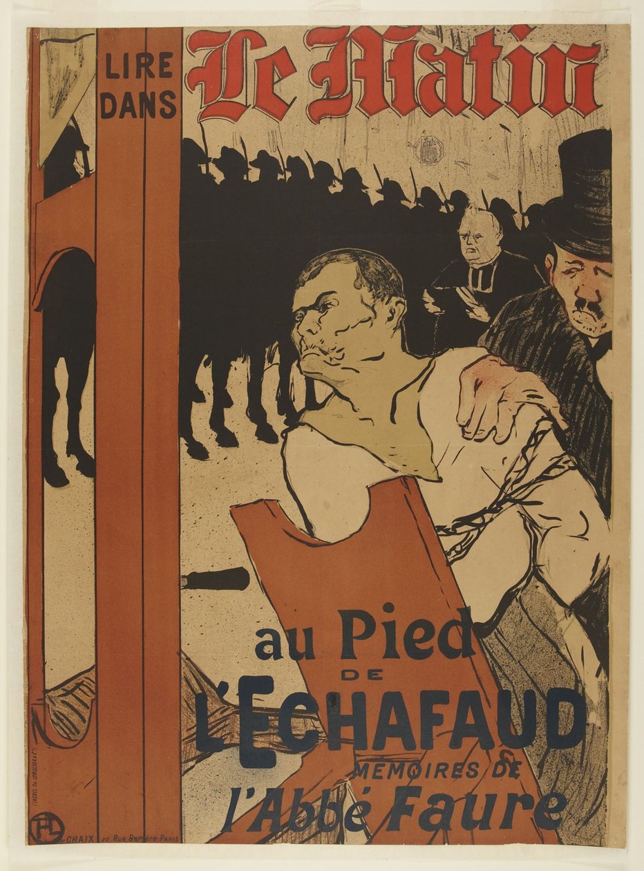 Am Fuße des Schafotts alkotó: Henri de Toulouse-Lautrec