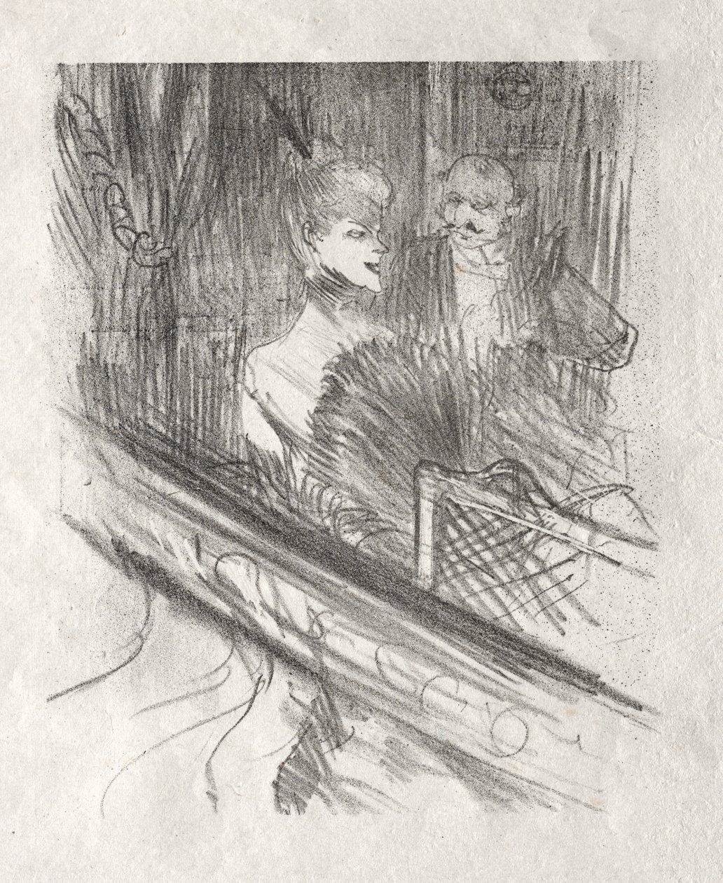 A Sínai lábánál: Moïse báró alkotó: Henri de Toulouse-Lautrec